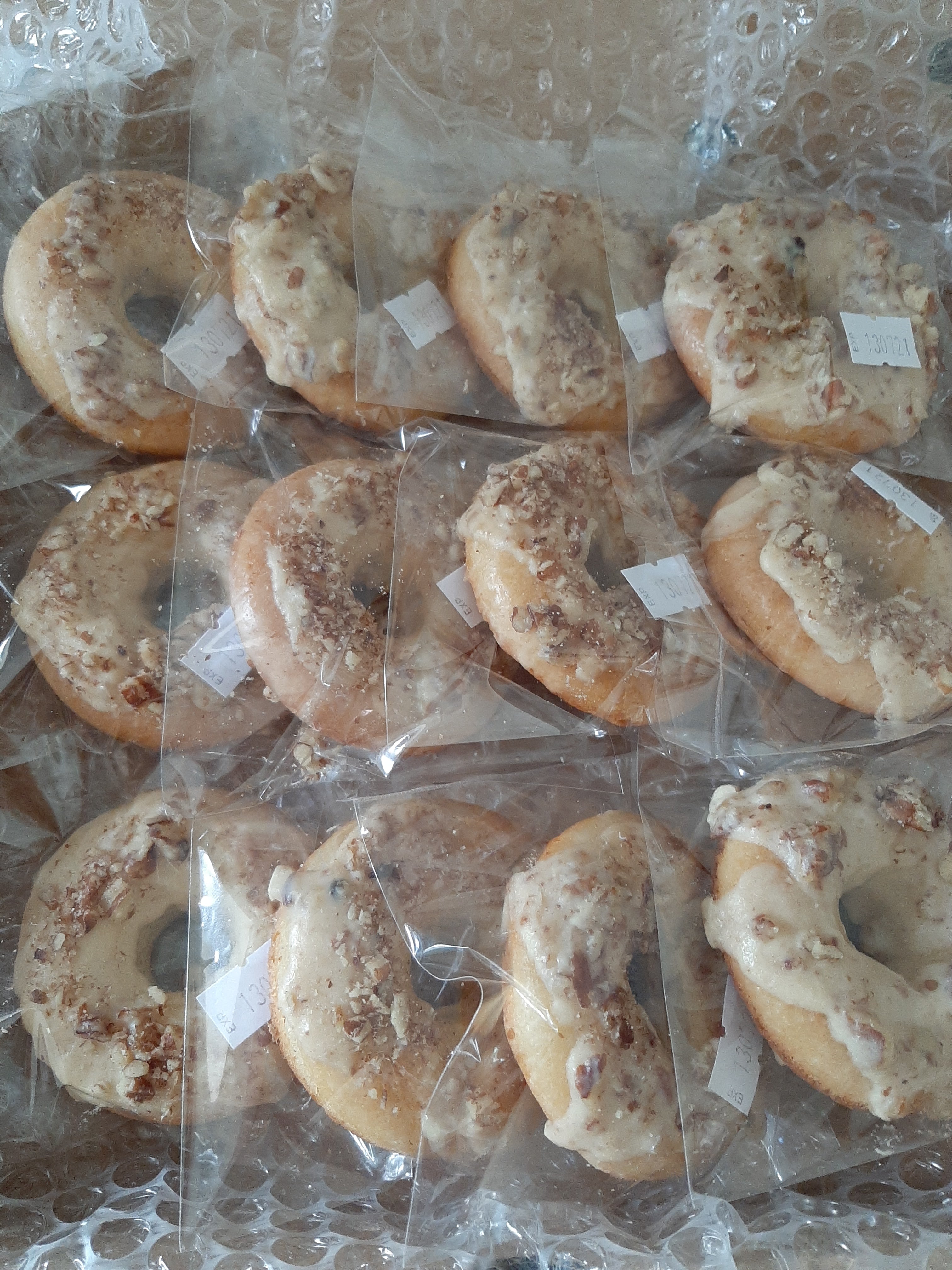 Maple & Pecan Glazed Doughnuts